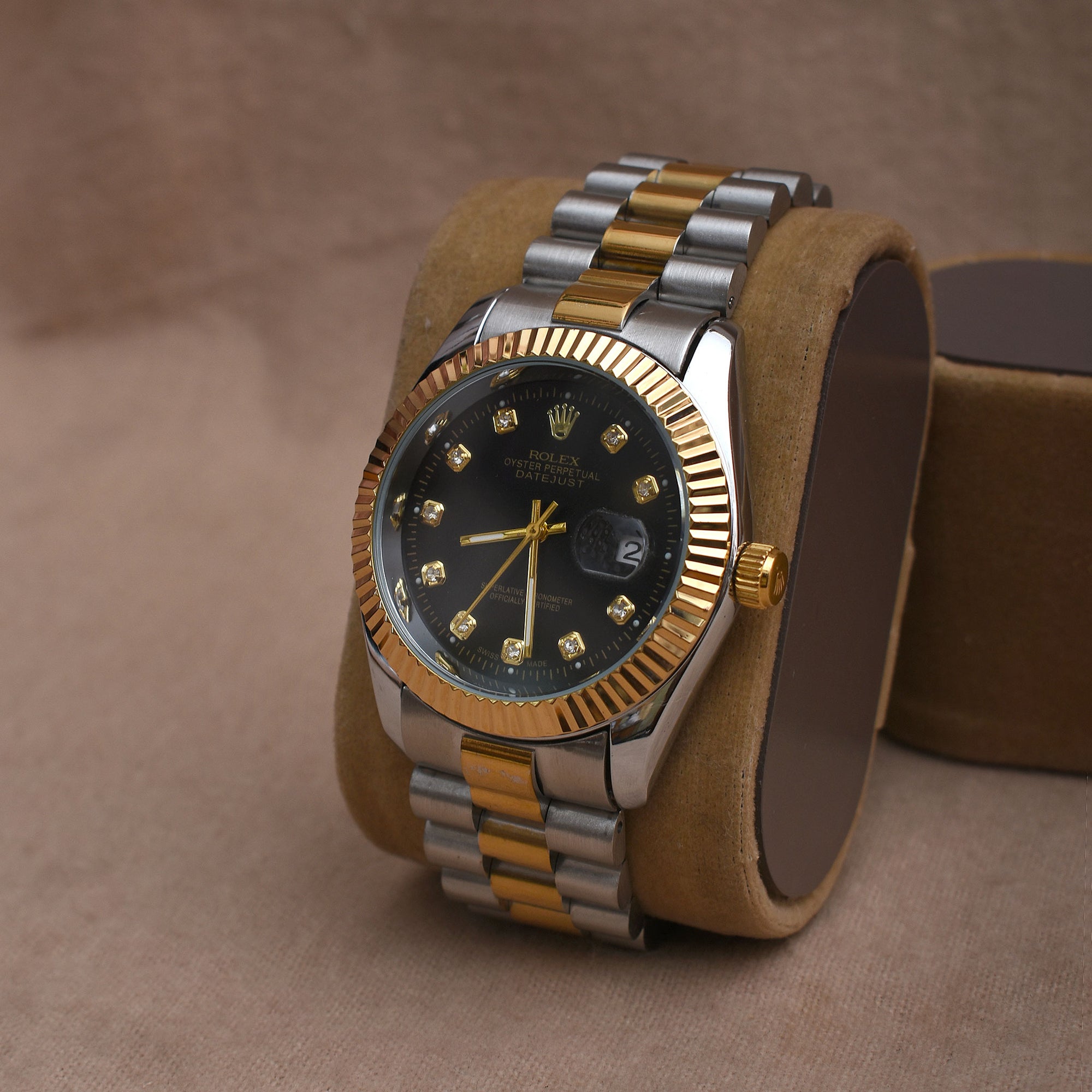 Brevick Rolex Black Stone
