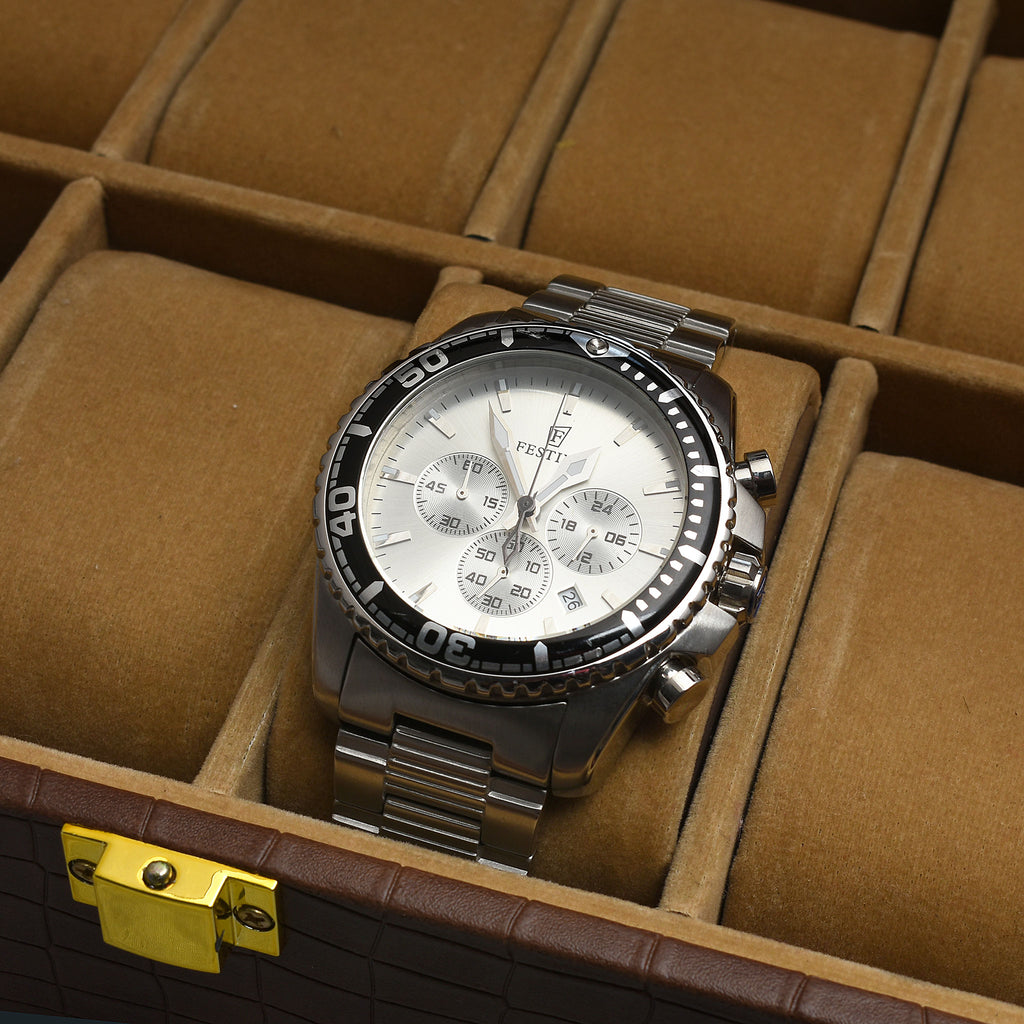 Festina Chronograph Stainless Steel Watch