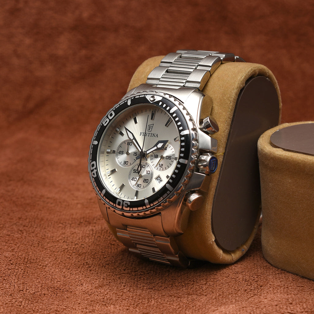 Festina Chronograph Stainless Steel Watch