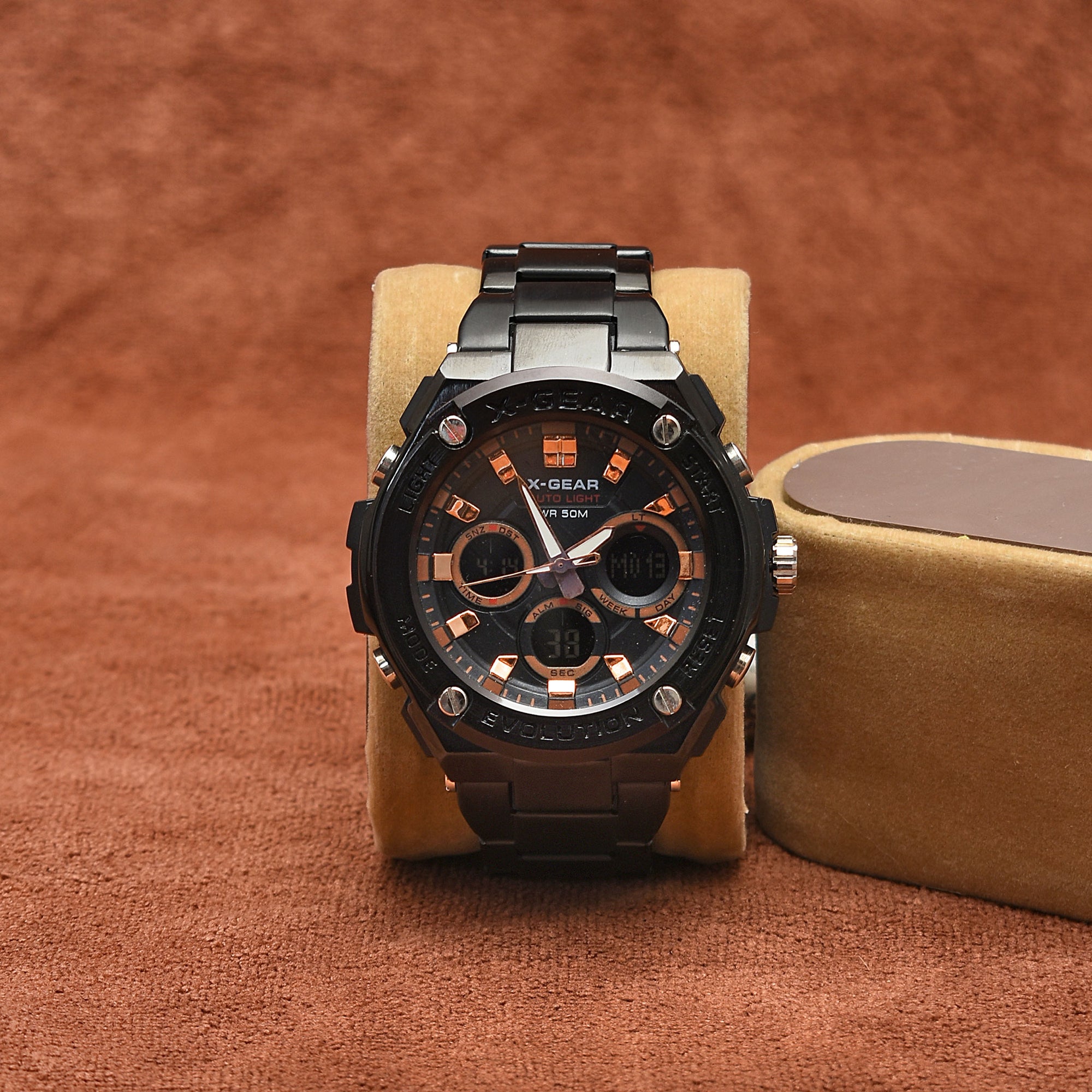 X Gear Dual Display Watch Black